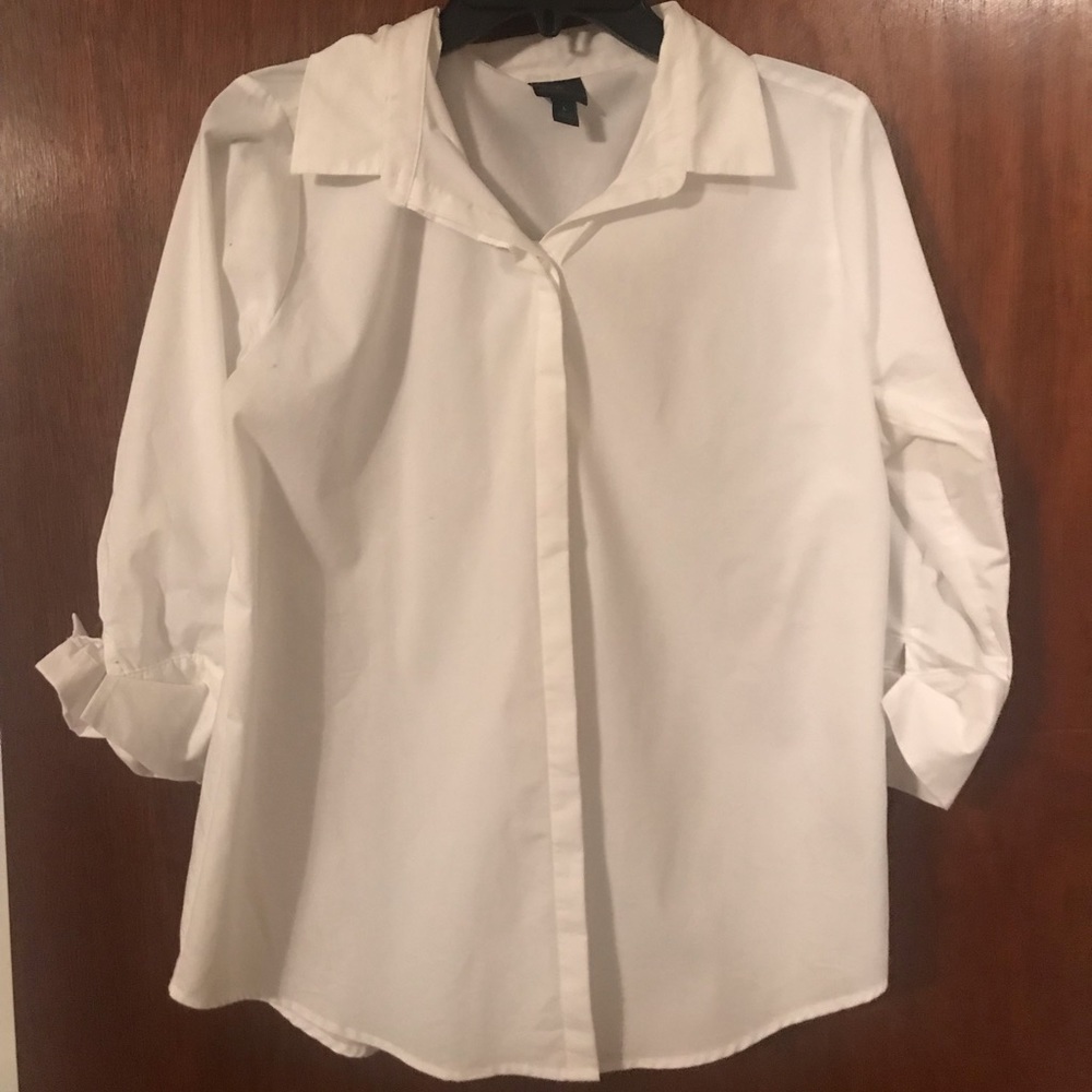 White button down shirt